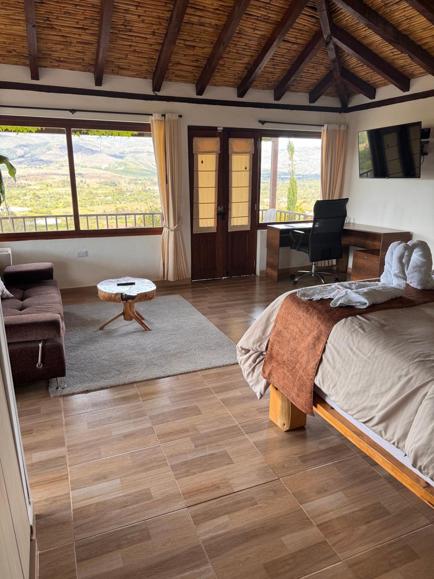 Glamping El Sol Mirador Jarana Villa De Leyva 莱瓦镇 外观 照片